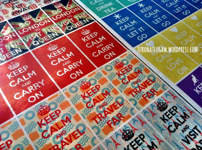 Keep Calm and Make Your Own Stickers | Turon at Lugaw